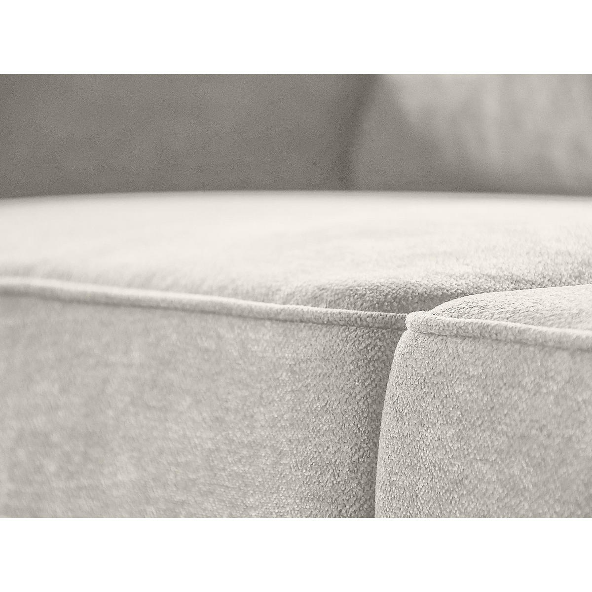 ECKSOFA Parma ohne Schlaffunktion beige rechts - Beige/Schwarz, Textil (314/224cm) - Beautysofa