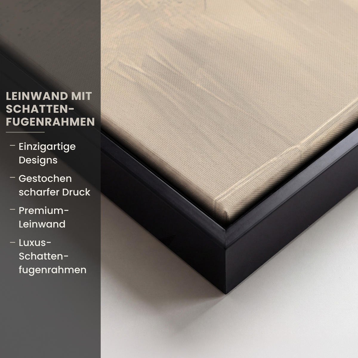 LEINWAND Bilder mit Rahmen - Weltkarte - Gold - Schwarz - Abstrakt - 90x60 - Kupferfarben, Textil (90/60cm) - MuchoWow
