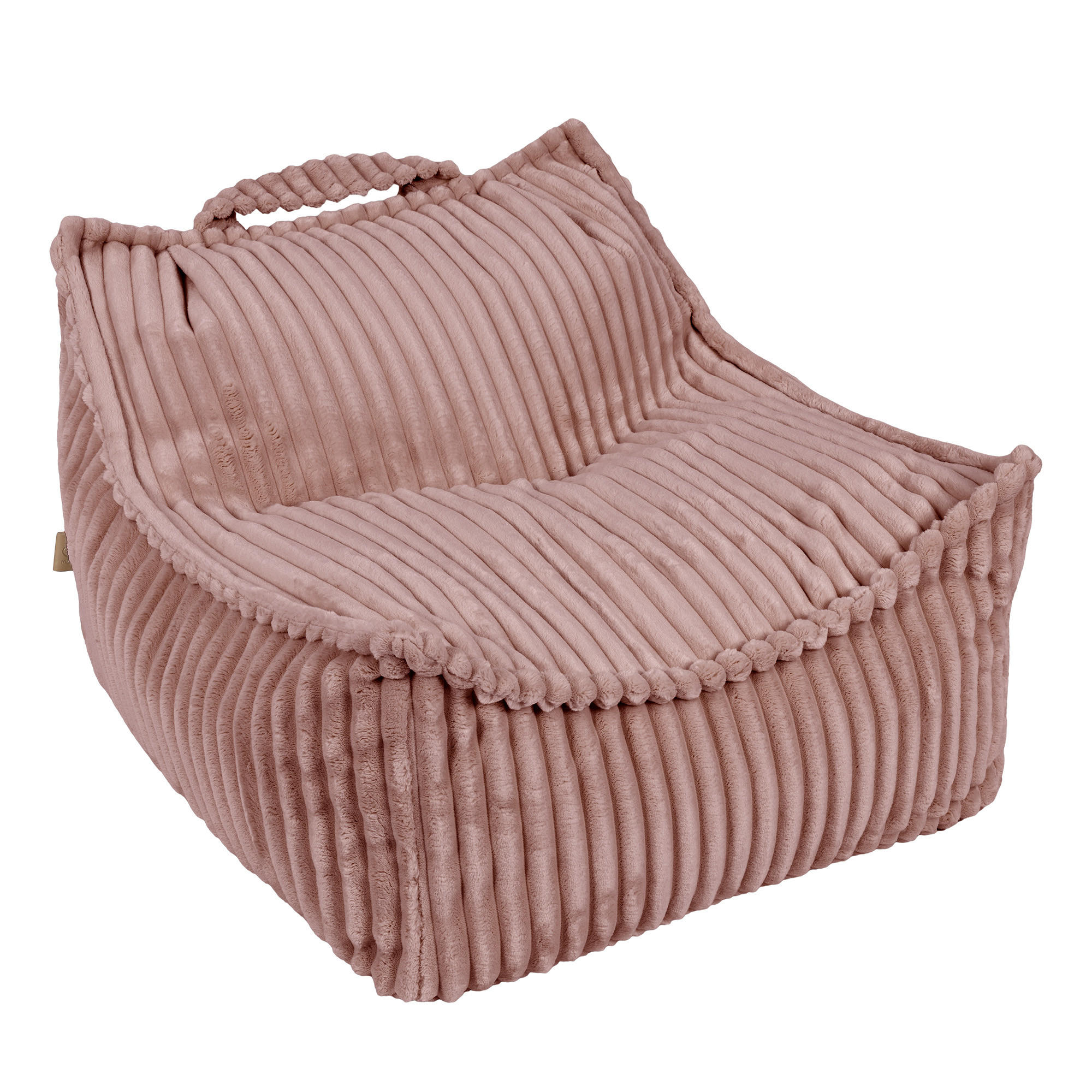 SITZSACK für Kinder, Eckig, Churros, Rubinchoco - Dunkelrosa, Textil (60/5/70cm) - MeowBaby