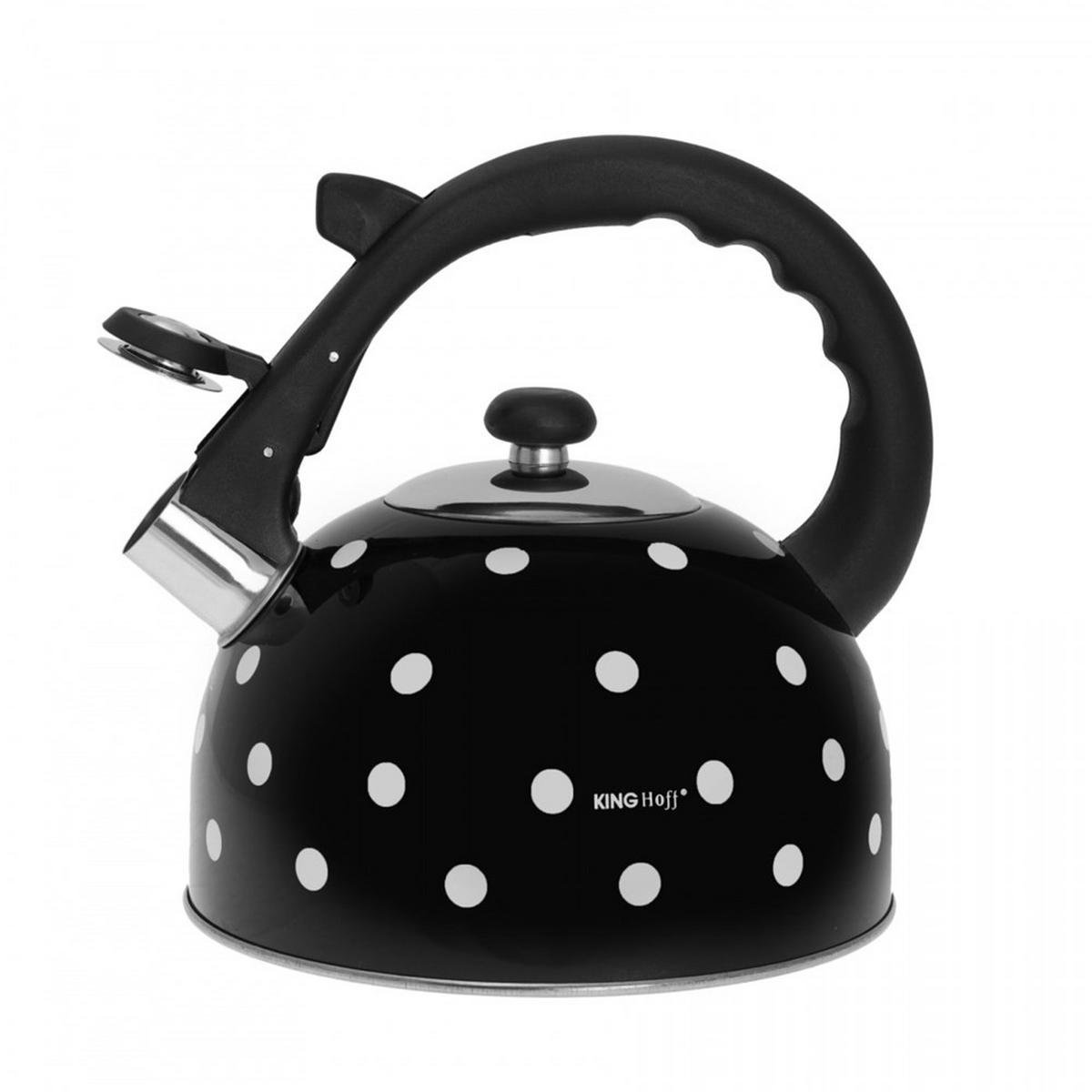 WASSERKESSEL Schwarz 24/20/24 cm KH1051 - Schwarz, Metall (24cm) - Kinghoff 