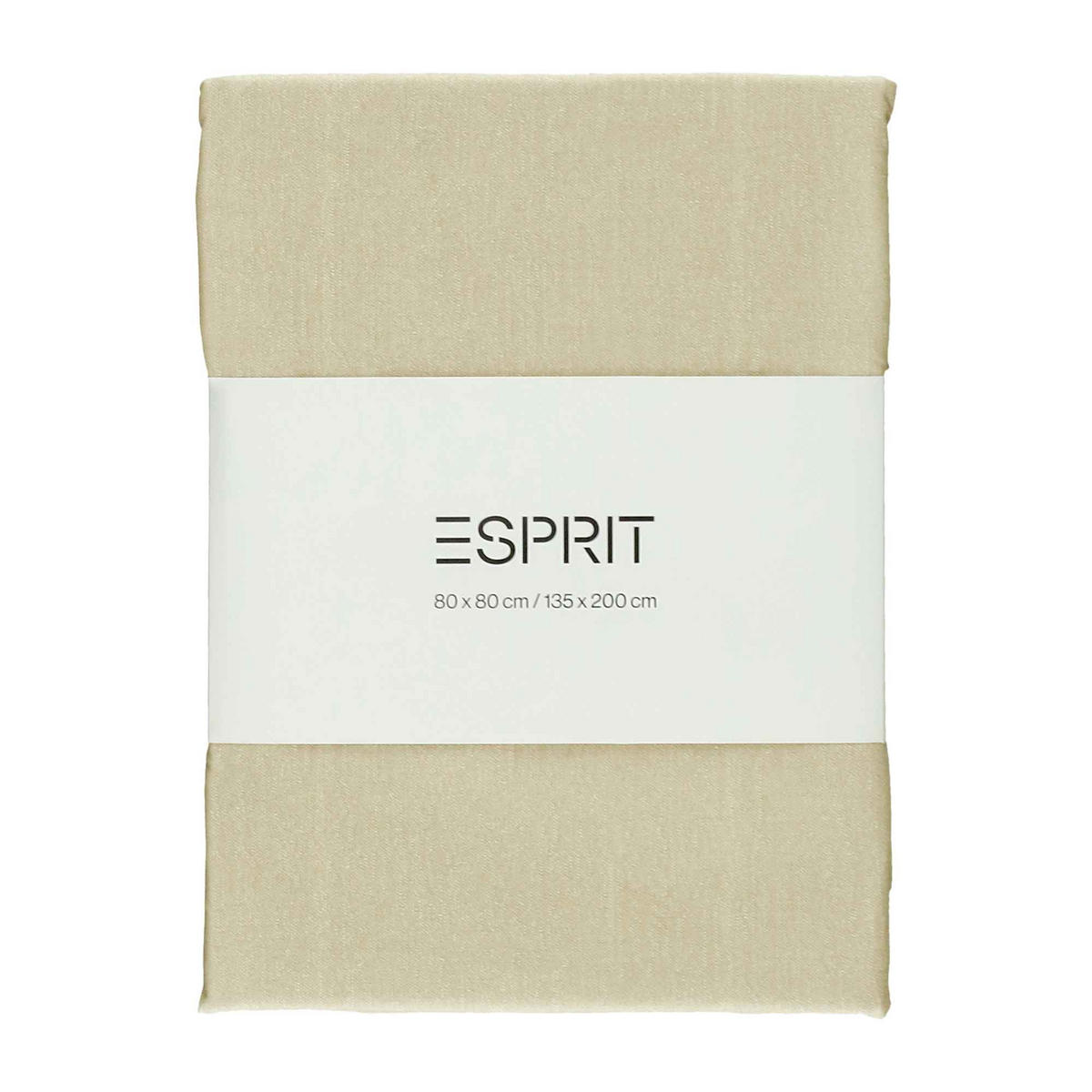 RENFORCE BETTWÄSCHE HARP 2er Set - Beige, Textil (135/200cm) - Esprit