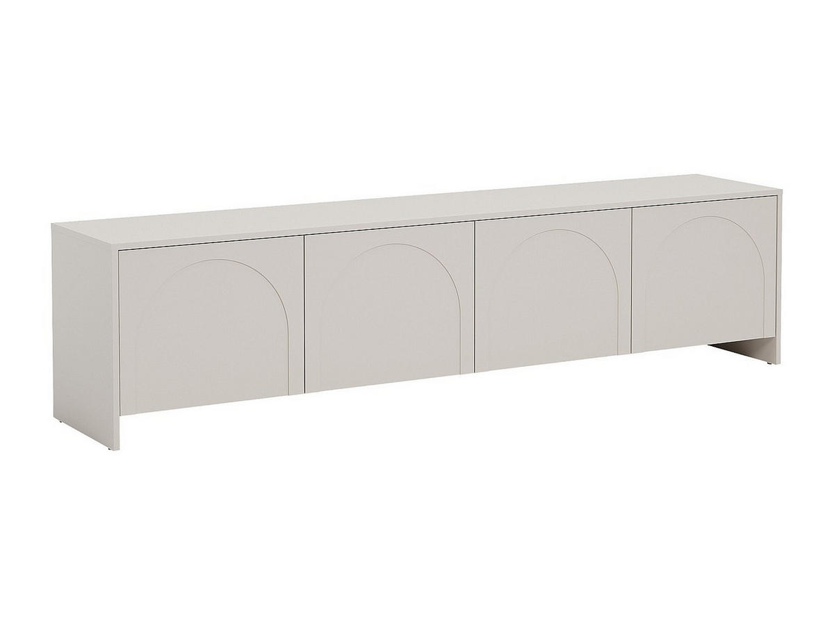 TV-BOARD - 198 cm x 40 cm - holz - beige Nalyra - Beige, Holz (198/50/40cm) - Vente-Unique