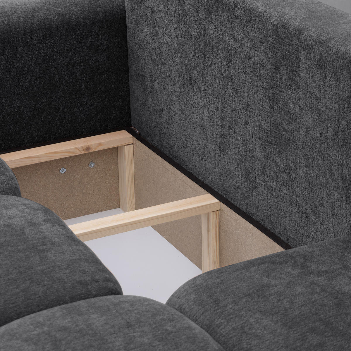 ECKSOFA BALOO mit Schlaffunktion und Bettkasten Orange - Orange, Holzwerkstoff/Kunststoff (250/90/160cm) - Idohome