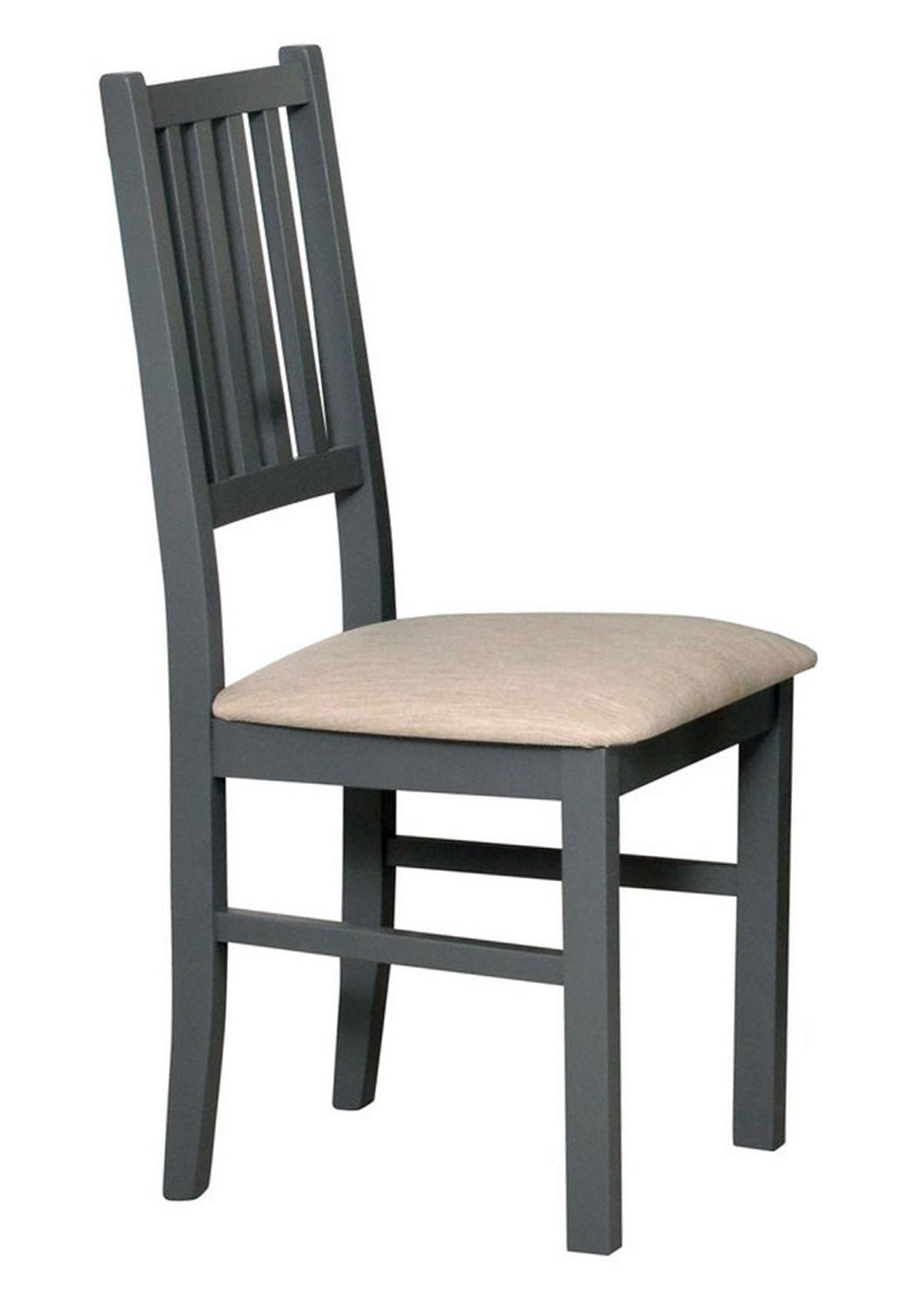 ESSZIMMER SET Nilo 7 grau / beige 140 / 80 / 93cm - Beige/Grau, Holz/Holzwerkstoff (140/93/80cm) - Feldmann-Wohnen