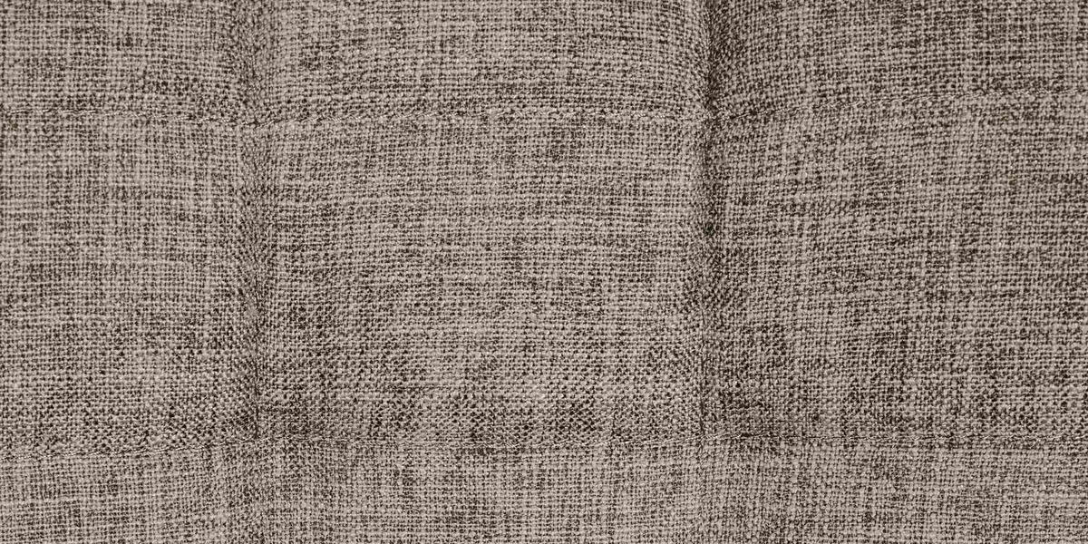 BARHOCKER Stoff taupe - Taupe/Schwarz, Textil/Metall (48/81/54cm) - CLP