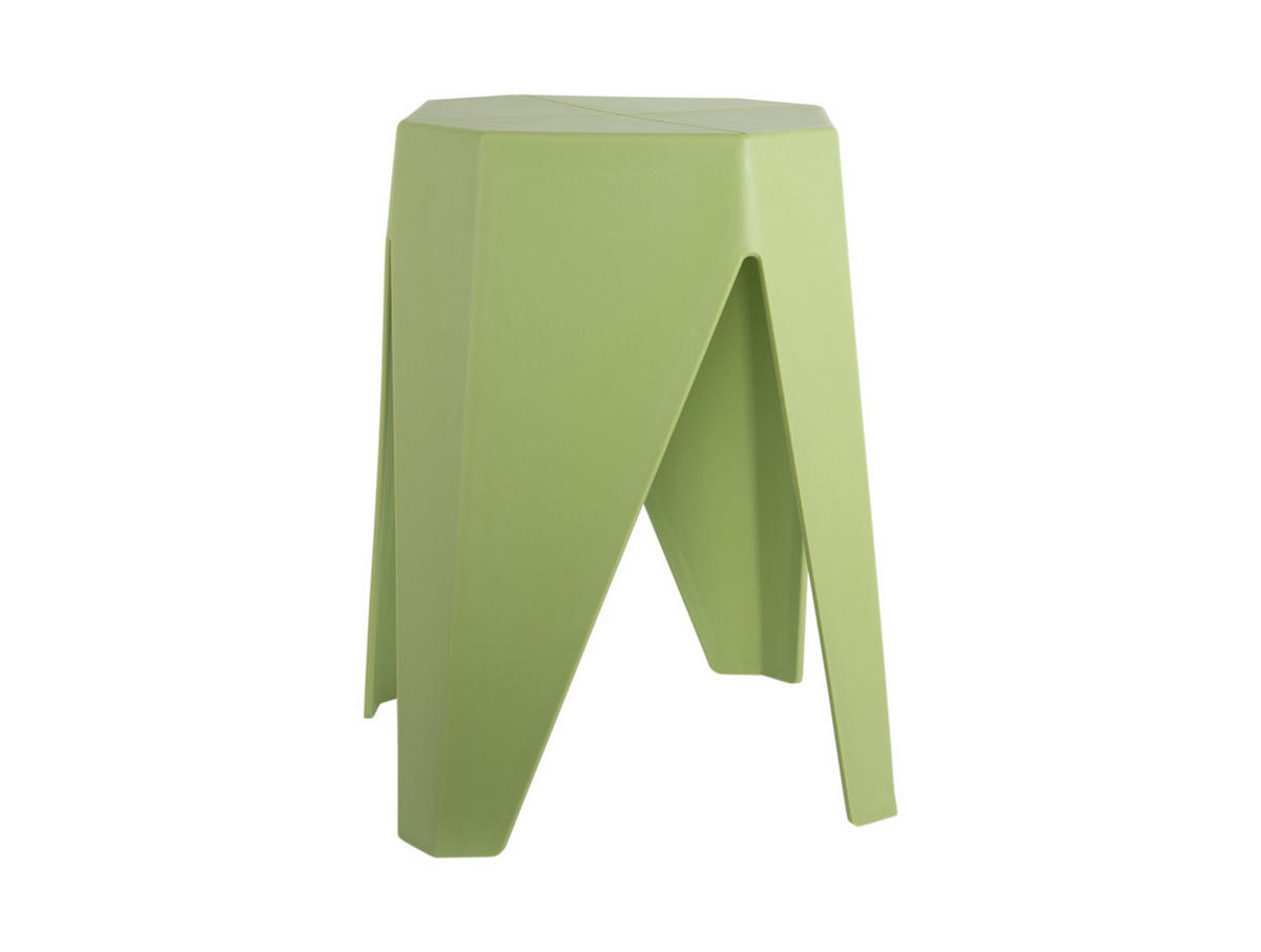HOCKER Cherish 29/29/47 cm - Grün, Kunststoff (29/47/29cm) - Leitmotiv