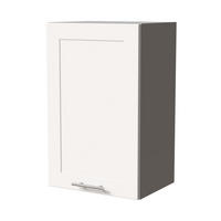 HÄNGESCHRANK Oslo W2/45 Grau / Weiß Matt 45 / 32,5 / 72cm - Weiß/Grau, Holz/Holzwerkstoff (45/72/32.5cm) - Feldmann-Wohnen