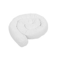 BETTUMRANDUNGSSCHUTZ Bettschlange aus Bouclé, 150 cm - Perlmutt, Textil - MeowBaby