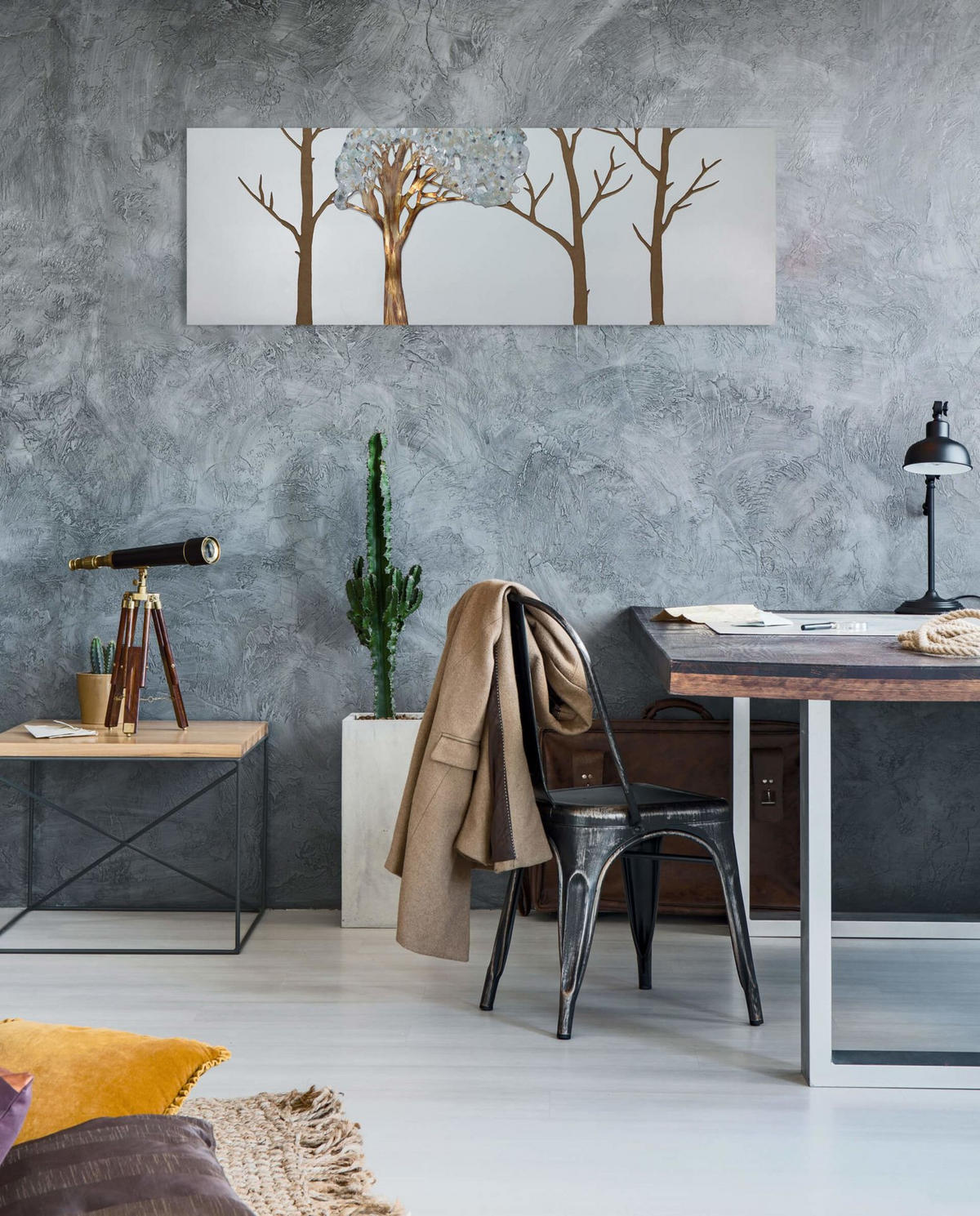 HOLZBILD Braun 120/40 cm - Braun, Holz (3.57/40cm) - KUNSTLOFT
