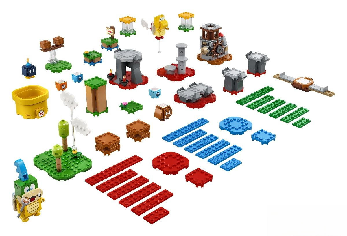 KLEMMBAUSTEINE Super Mario Baumeister-Set für eigene Abenteuer 71380 - Multicolor, Kunststoff (7/38cm) - Lego