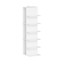ÚZKÁ knihovna s pěti policemi a úložným prostorem - barva javoru, kožešina (30/110.5/32.5cm) - SoBuy