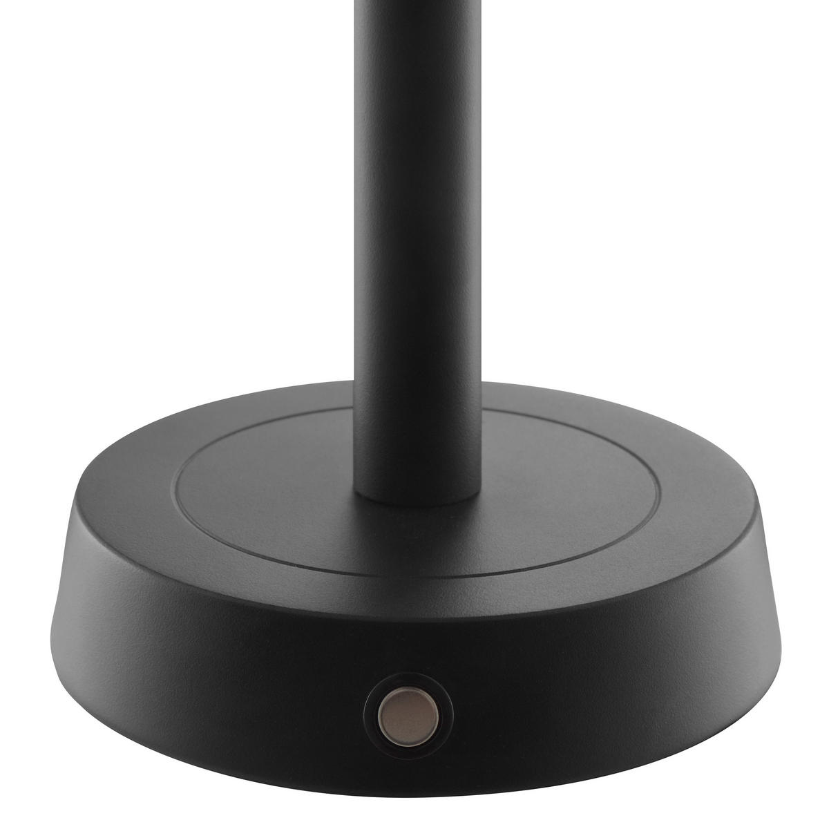 TISCHLEUCHTE Razor Schwarz 12/12/26 cm - Schwarz, Metall (12/12/26cm) - Brilliant