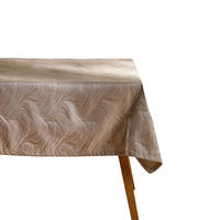 TISCHDECKE Floah - Beige, Textil (180/130/1cm) - home&you