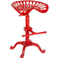 BARHOCKER 2er Set Buddy One rot - Rot, Holz/Textil (45/59/45cm) - TPFLiving