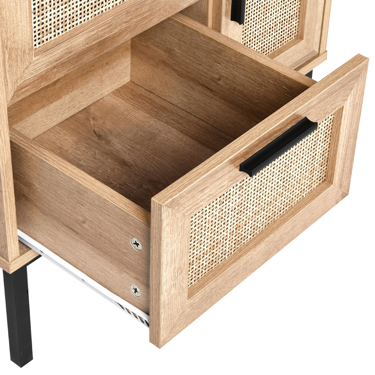 WASCHBECKENUNTERSCHRANK 60 cm Hellbraun Rosell - Naturfarben, Holzwerkstoff (60/60/40cm) - Beliani