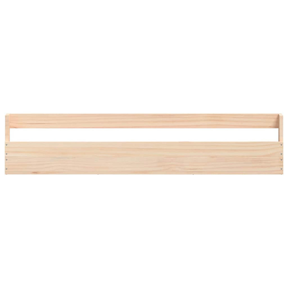WAND-SCHUHREGALE 2 Stk. 110/9/23 Cm Massivholz Kiefer - Braun, Holz (110/23/9cm) - vidaXL