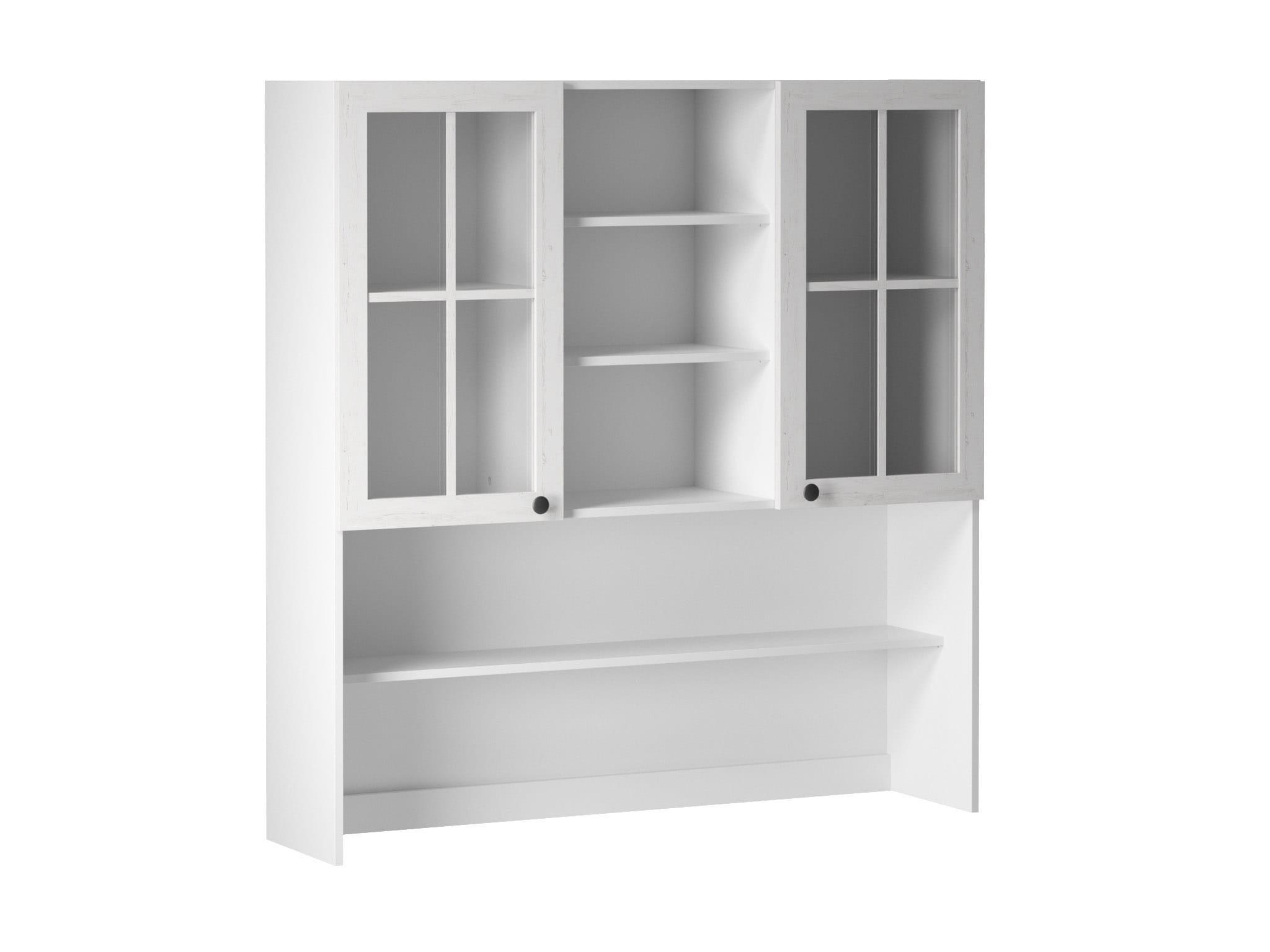 GLASHÄNGESCHRANK K120 – Provence – Andersen Pinie - Pinienfarben, Glas/Holzwerkstoff (120/126/32cm) - ROYAL24_MARKT