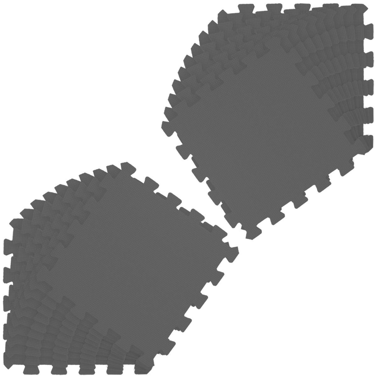 SPIELMATTE ab Null - 180/90/1 cm Puzzlematte Grau - Grau, Kunststoff (30/30cm) - Littletom