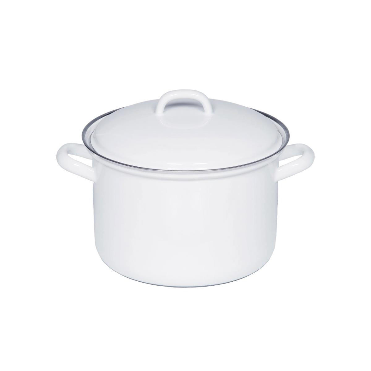 FLEISCHTOPF Classic - Weiß, Metall (14cm) - Riess