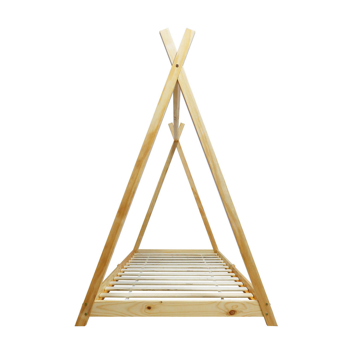 KINDERBETT Hellbraun 90/200 cm - Hellbraun, Holz (1/200/90cm) - Mobili Rebecca