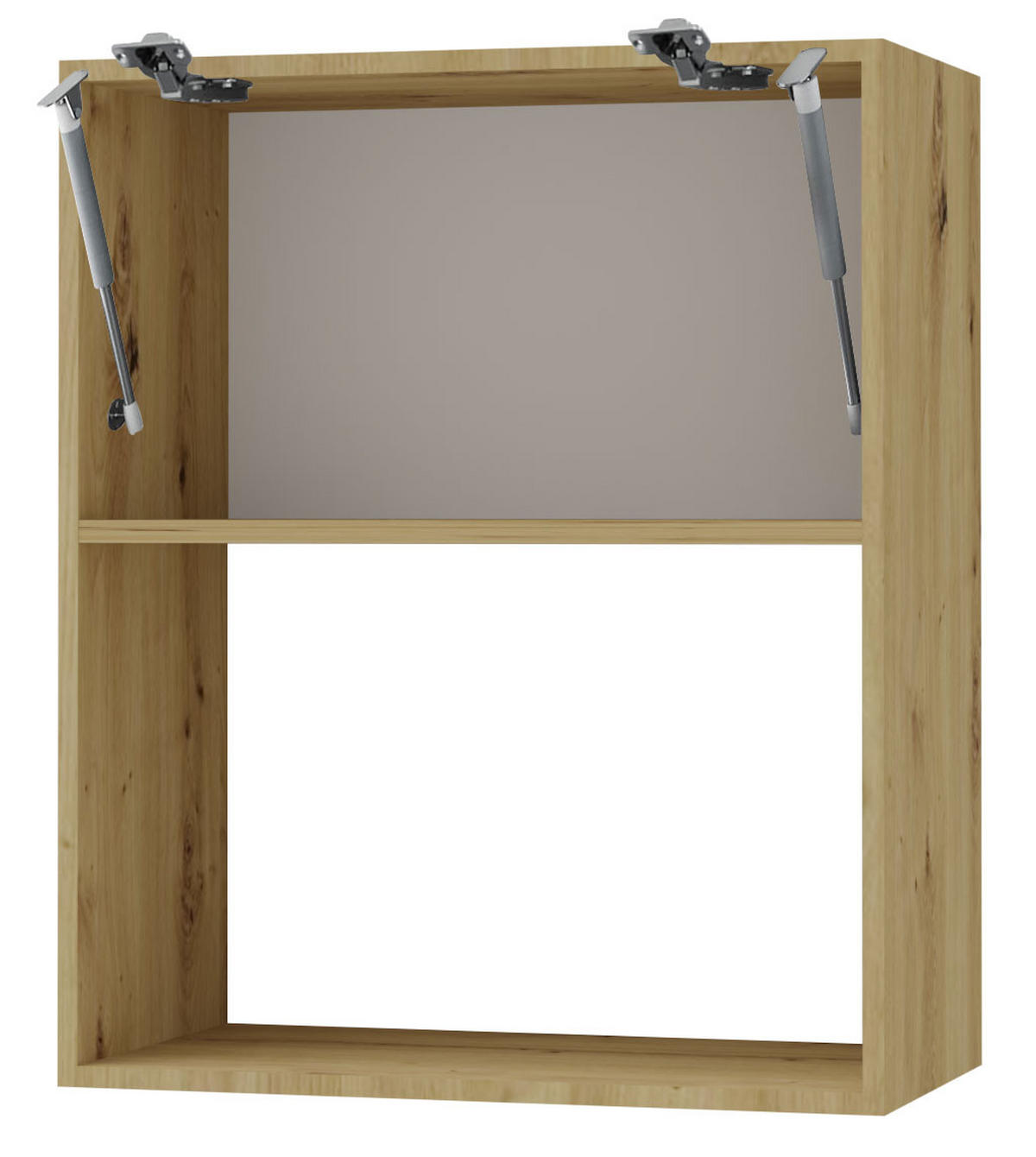 MIKROWELLENUMBAUSCHRANK Salo W2MK/60 Eiche Artisan / Dust Grey Matt 60 / 32,5 / 72cm - Eiche Artisan/Grau, Holz/Holzwerkstoff (60/72/32.5cm) - Feldmann-Wohnen