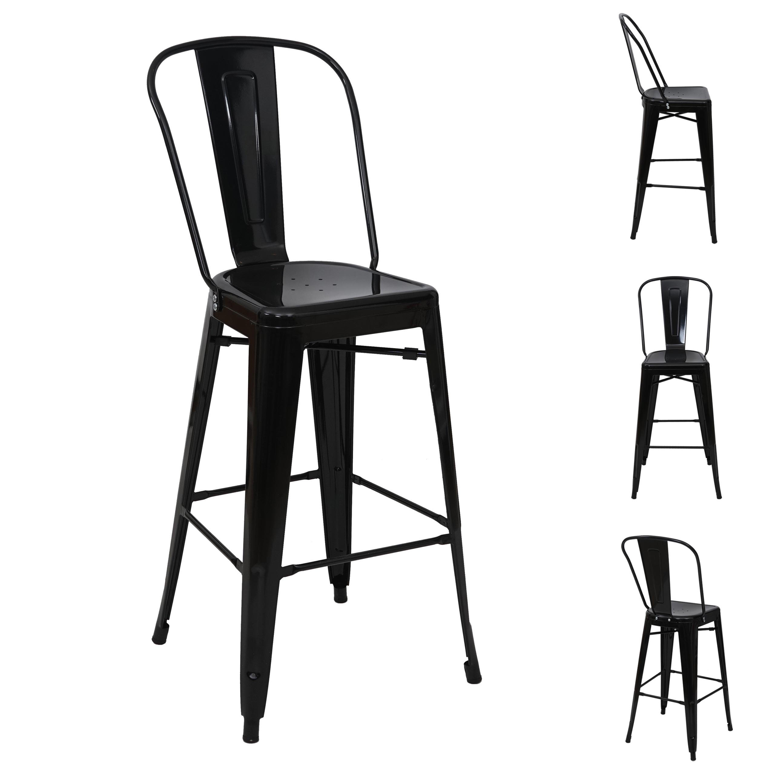Proregal Barhocker Schwarz 50x117x45 cm