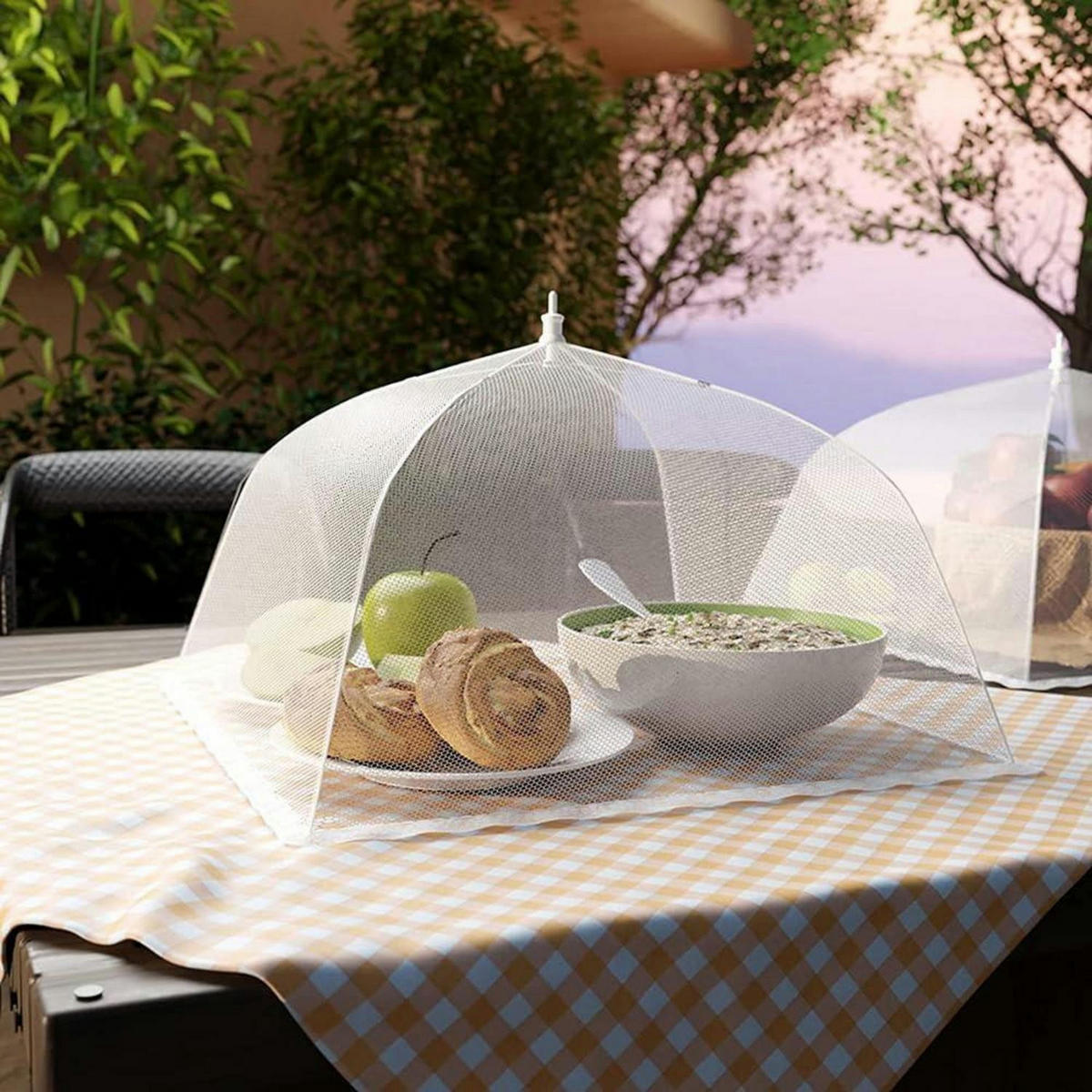 FLIEGENHAUBE 2-teiliges Set 30 cm - Transparent, Textil (30.5/19.1/30.5cm)