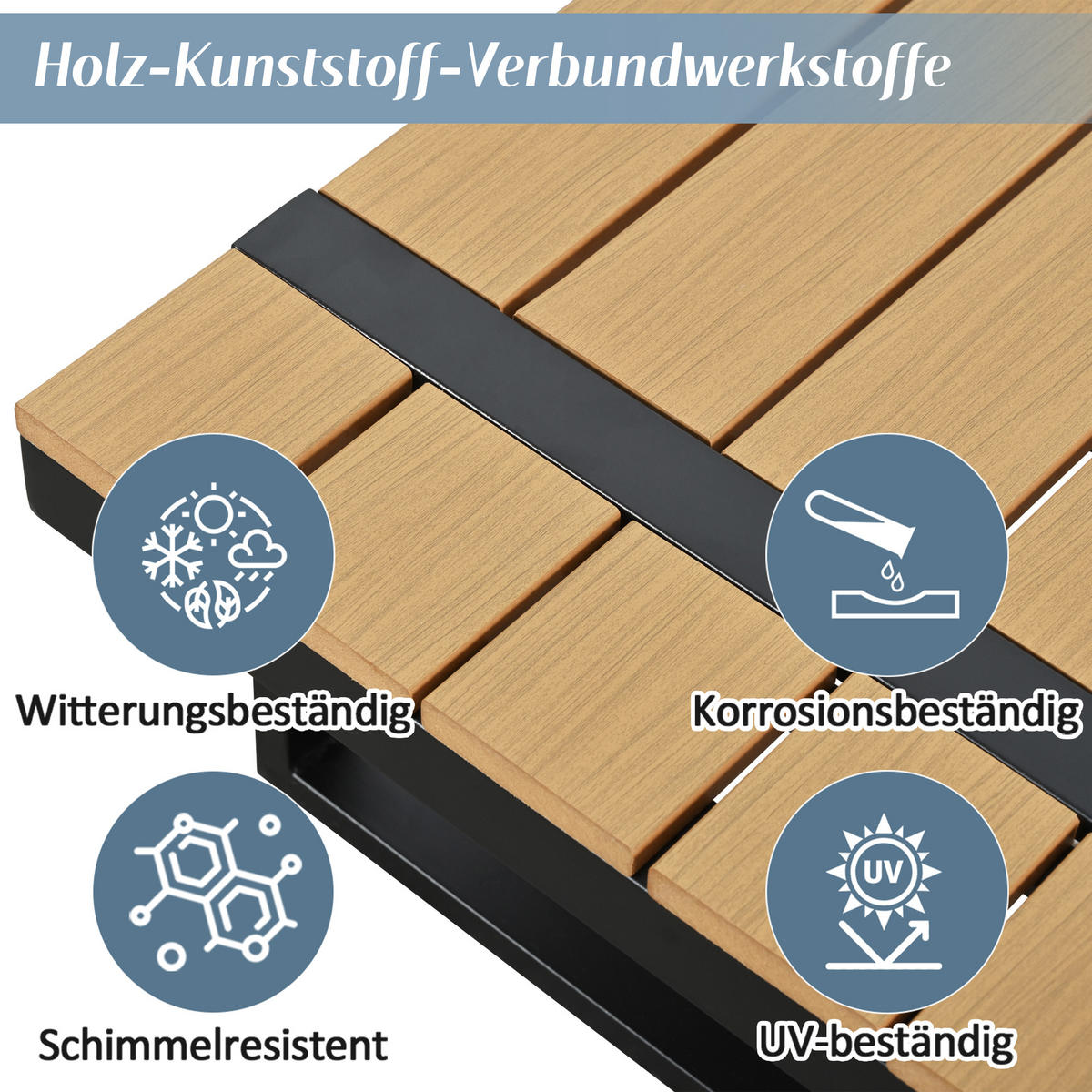 GARTENMÖBEL-SET, 2 Relaxbetten, Eckposition, Kippfunktion bis 55°, Grau - Grau, Textil - FLIEKS