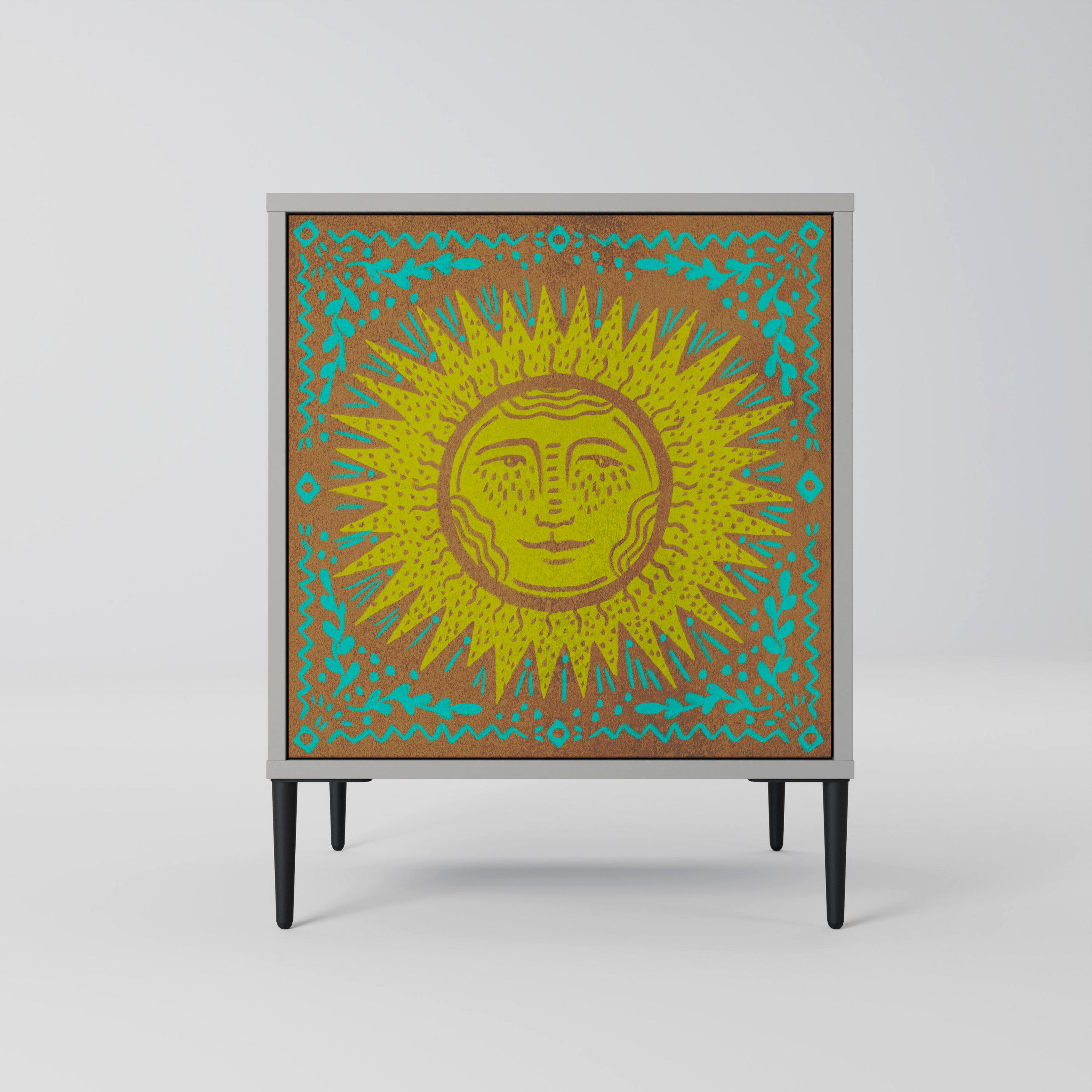 SpaceRebels Sideboard Grau 57.5x72.5x42 cm