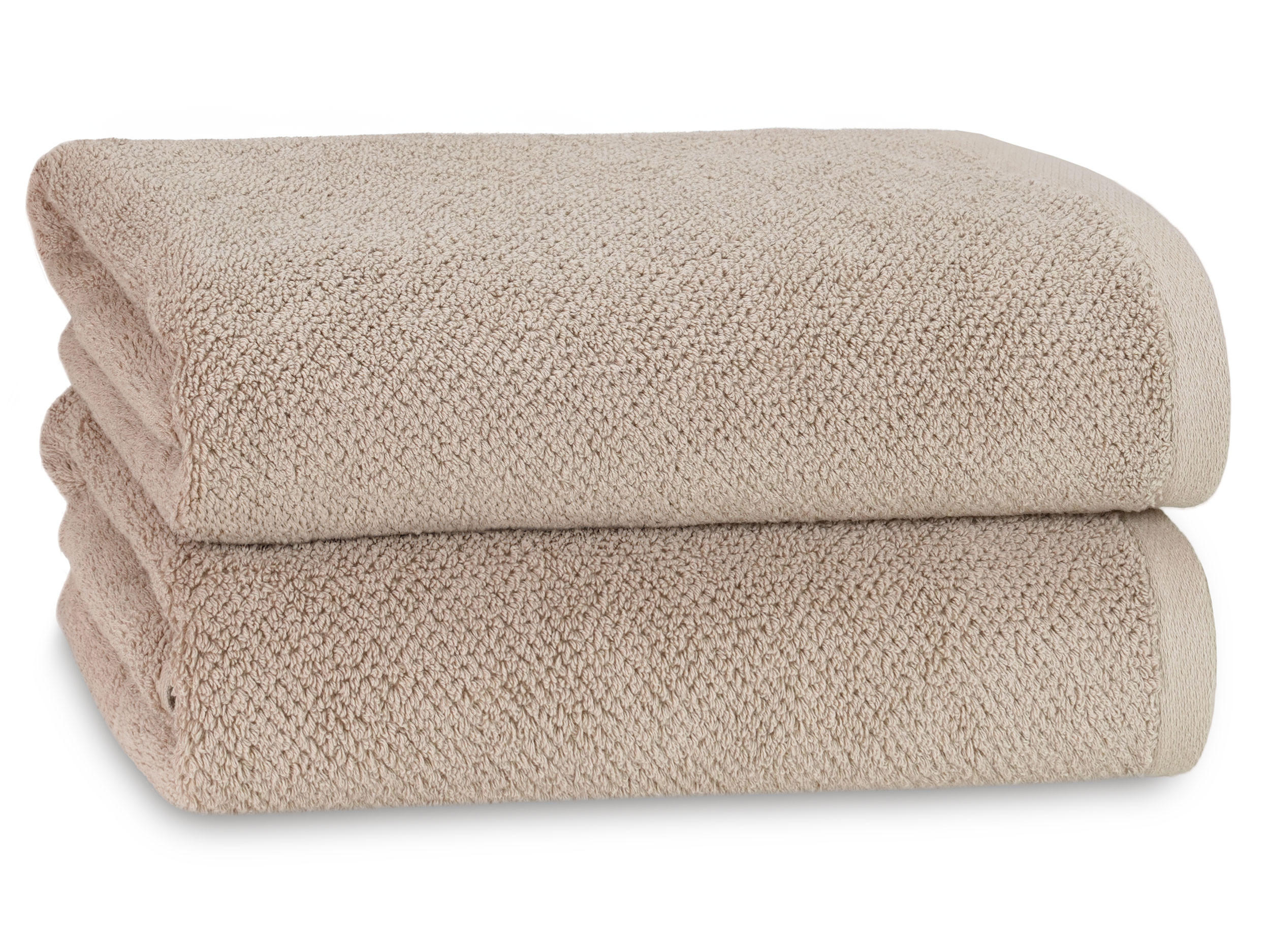 DUSCHTÜCHER, 2er-Set, 70x140 cm, 100% Baumwolle, Grau - Graubraun, Textil (70/140cm) - Zollner