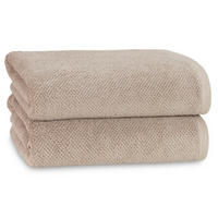 DUSCHTÜCHER, 2er-Set, 70x140 cm, 100% Baumwolle, Grau - Graubraun, Textil (70/140cm) - Zollner