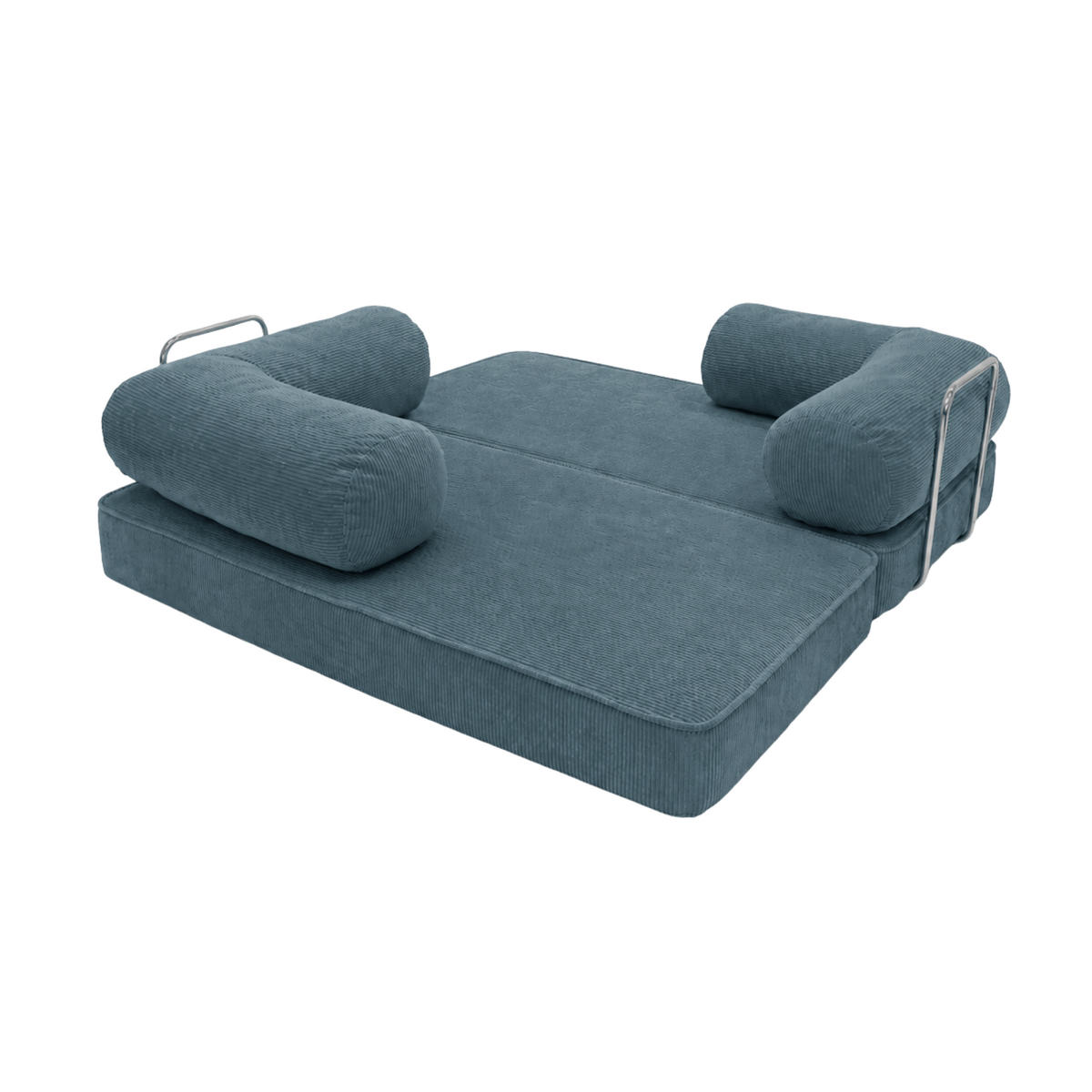 ELEGANTES Sofa im minimalistischen Design Türkis - Türkis, Textil (200/70/100cm) - SURB