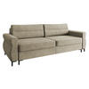 SCHLAFSOFA Berne - Beige/Schwarz, Holz/Kunststoff (238/92/95cm) - MIRJAN24