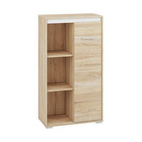 HIGHBOARD – AVO 08 – 69 cm – Avo – Sonoma Eiche / Weiß - Weiß/Sonoma Eiche, Holzwerkstoff (69/123/34cm) - hi-markt