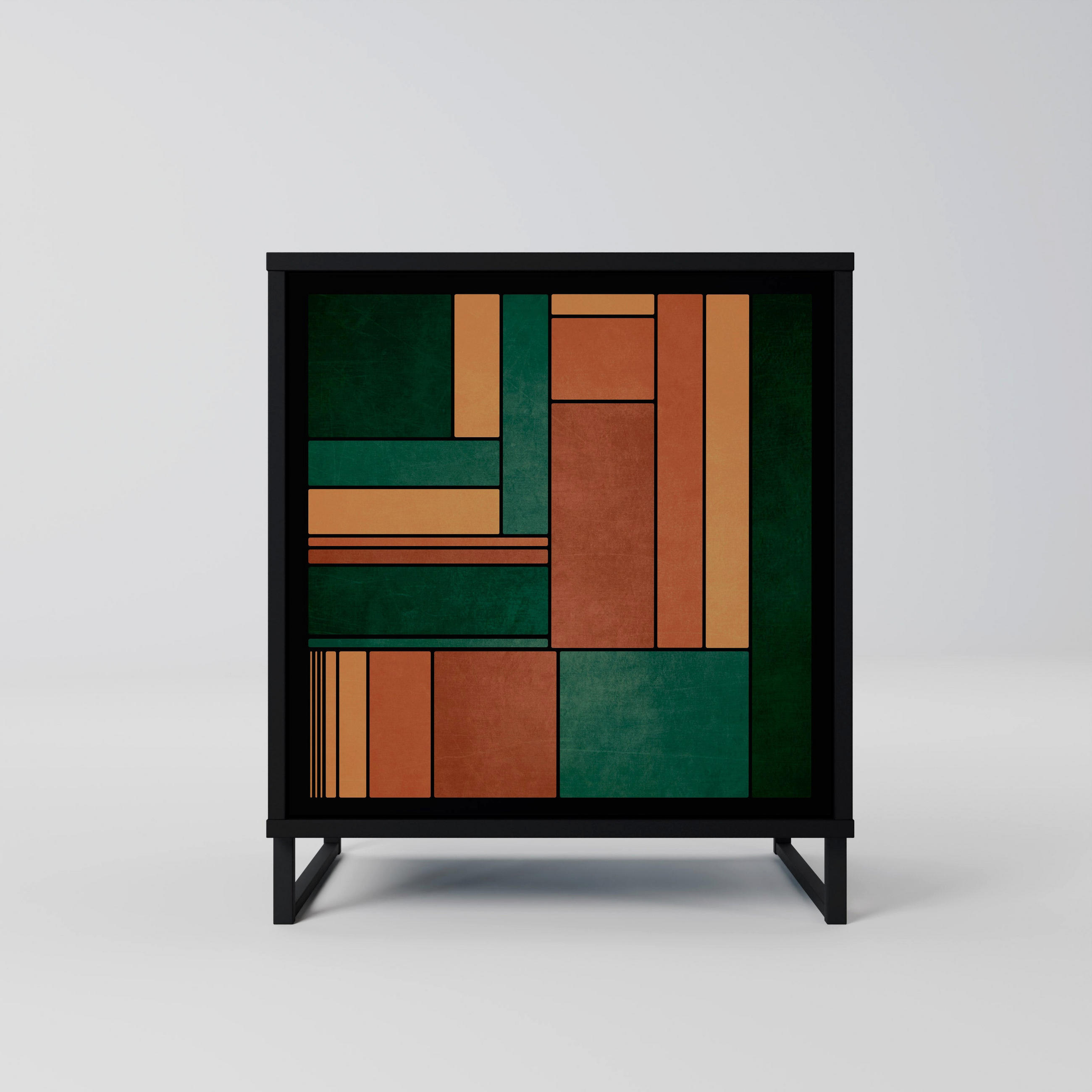 SpaceRebels Sideboard Schwarz 57.5x67.5x42 cm