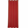 ÖSENVORHANG HARP Blickdicht - Rot, Textil (140/0.5/250cm) - Esprit