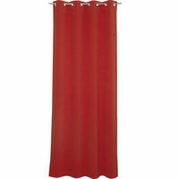 ÖSENVORHANG HARP Blickdicht - Rot, Textil (140/0.5/250cm) - Esprit