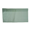 SCHEIBENGARDINE reines Leinen natural-mint 85/45 cm - Mintgrün, Naturmaterialien (45/85cm) - beties Heimtextil