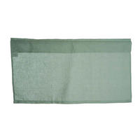 SCHEIBENGARDINE reines Leinen natural-mint 85/45 cm - Mintgrün, Naturmaterialien (45/85cm) - beties Heimtextil