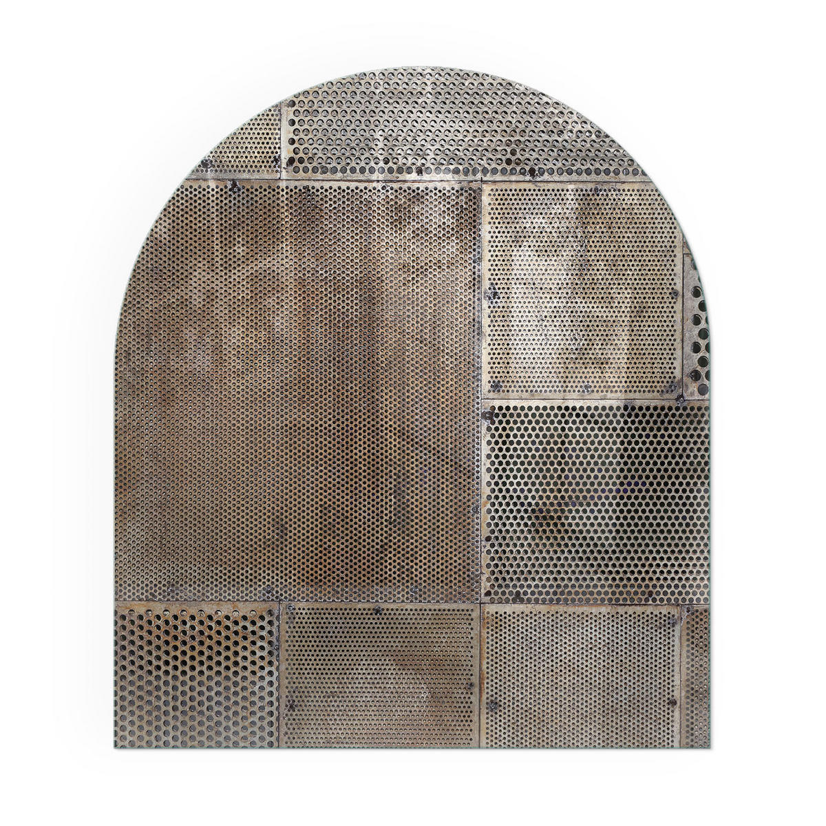 GLASPLATTE für Kamin 80x70 cm - Beige, Glas (80/70/0.4cm) - TULUP