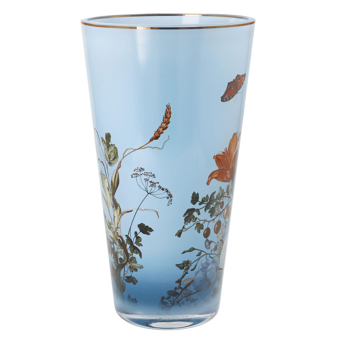 VASE De Heem - Sommerblumen, Glas, Bunt, 20 cm - Multicolor, Glas (20cm) - Goebel