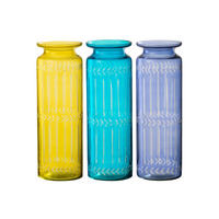 VASE TARIFA - Glas - Multi - 3er Set - Ø 10 cm - Multicolor, Glas (10/30cm) - J-Line