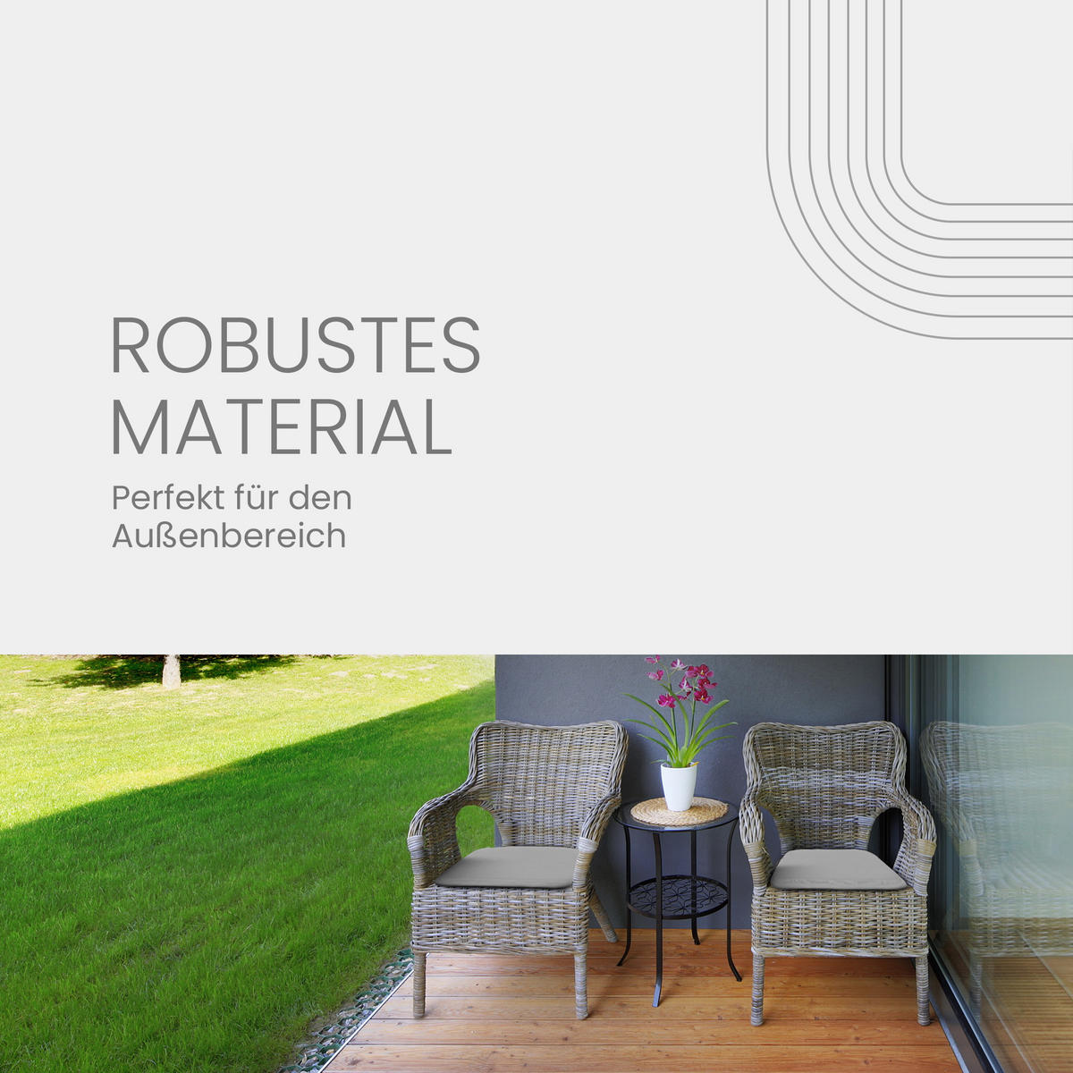 SITZKISSEN Canvas 38x38cm Silber 6er-Pack - Silberfarben, Textil (38/38/2cm)