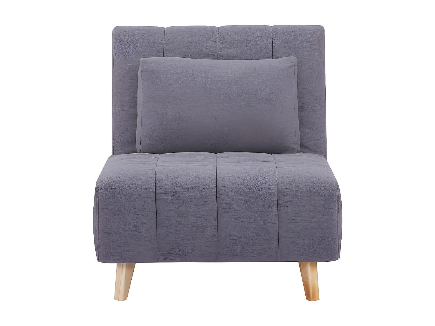 SCHLAFSESSEL - 1 Person - Stoff - Grau - - Grau, Textil (78/82/90cm) - Vente-Unique