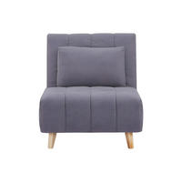 SCHLAFSESSEL - 1 Person - Stoff - Grau - - Grau, Textil (78/82/90cm) - Vente-Unique