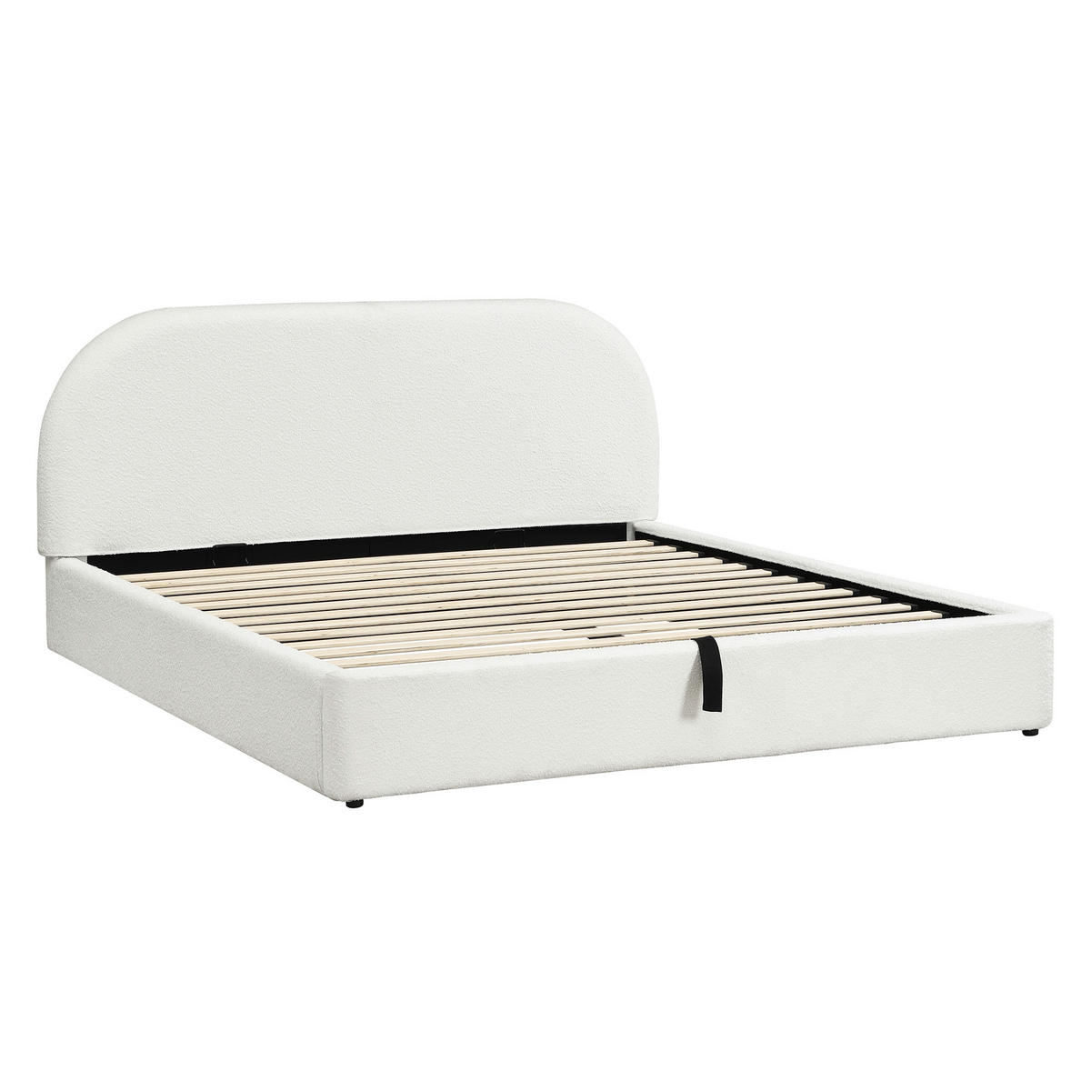 POLSTERBETT 180/200 cm in Beige mit Bettkasten - Beige, Holzwerkstoff/Textil (180/200cm) - CHICFURN