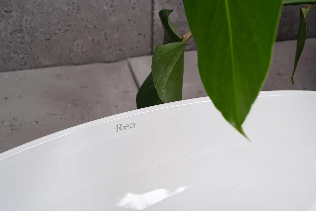 AUFSATZWASCHBECKEN Rea Maya - Weiß, Keramik (39/15/60cm) - REA