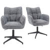 BÜROSTUHL Mika-Lea - Schwarz/Grau, Textil/Metall (59/81/66cm) - DUBI Möbel