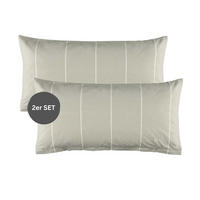 RENFORCÉ KISSENBEZÜGE HARPLINES - Grau, Textil (40/80cm) - Esprit