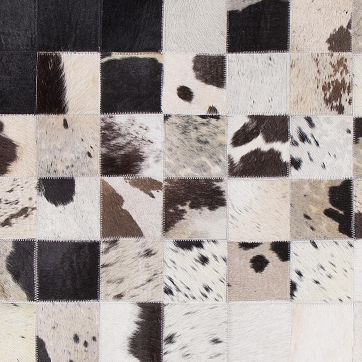 KURZFLOR-TEPPICH Kemah 200/140 cm - Schwarz, Fell (140/200cm) - Beliani